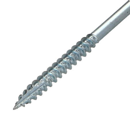 1 x Chipboard Screw Tekor Countersunk Head With Serration Pozi N°2 4X50 Thread Length: 30 cut Type 17 Drilling Point Zinc