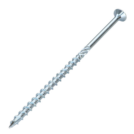 1 x Framing screws TEKOR Countersunk Head With Serration T40 10X140 Thread Length: 80 cut Type 17 Drilling Point Zinc