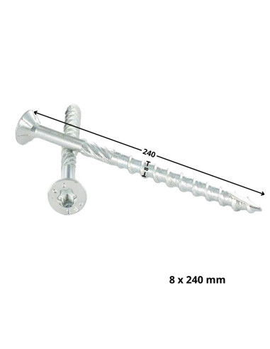 1 x Framing screws TEKOR Countersunk Head With...