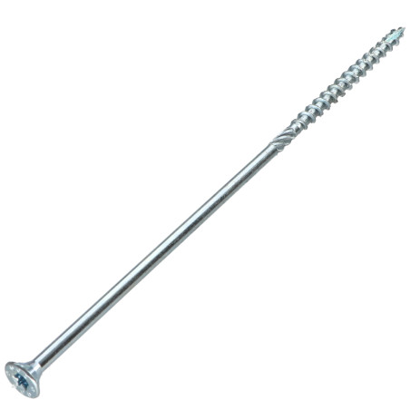 1 x Framing screws TEKOR Countersunk Head With Serration T30 6X200 Thread Length: 70 cut Type 17 Drilling Point Zinc
