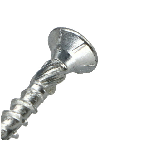 1 x Framing screws TEKOR Countersunk Head With Serration T20 4X25 Thread Length: 15 cut Type 17 Drilling Point Zinc Plated