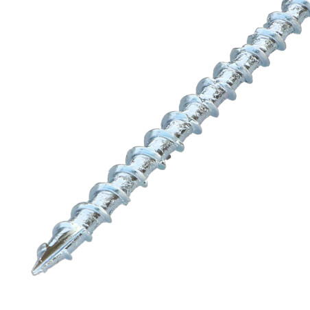 1 x Framing screws TEKOR Countersunk Head With Serration T40 10X120 Thread Length: 80 cut Type 17 Drilling Point Zinc