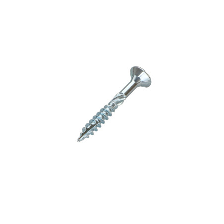 1 x Framing screws TEKOR Countersunk Head With Serration T25 5X40 Thread Length: 22 cut Type 17 Drilling Point Zinc Plated