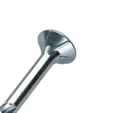 1 x Framing screws TEKOR Countersunk Head With Serration T30 6X100 Thread Length: 60 cut Type 17 Drilling Point Zinc