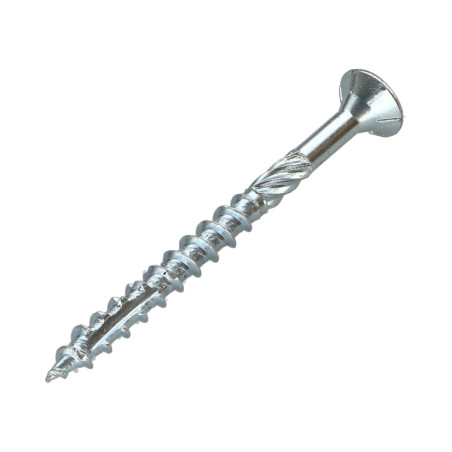 1 x Framing screws TEKOR Countersunk Head With Serration T30 6X60 Thread Length: 40 cut Type 17 Drilling Point Zinc Plated