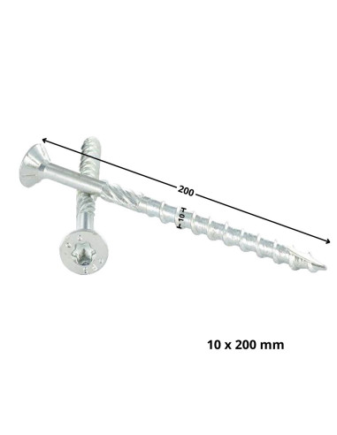 1 x Framing screws TEKOR Countersunk Head With...