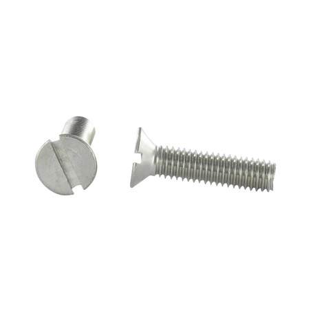 1 x Machine Screw Stainless Steel A2 Countersunk Head Slotted M1X2 micro screw