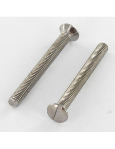 Machine Screw Pan Countersunk Head Slotted M4X70 Plain...