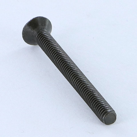 1 x Machine Screw Pan Countersunk Head Slotted M5X30 Head Diameter: 9.5 BO 150HB No Red Rust Black Zinc Plated