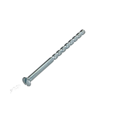 1 x Machine Screw Pan Countersunk Head Slotted M4X70 Thread Length: 40 Secable Zinc Plated