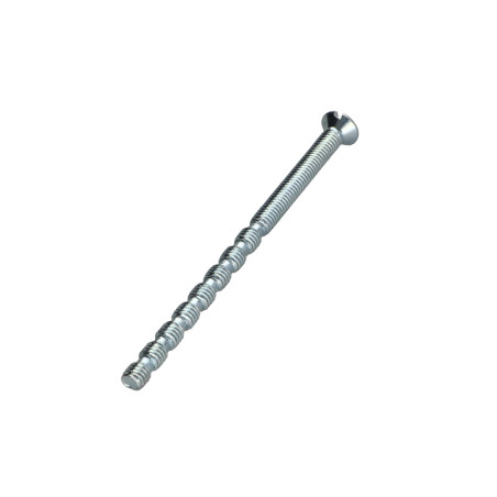1 x Machine Screw Pan Countersunk Head Slotted M4X70 Thread Length: 40 Secable Zinc Plated