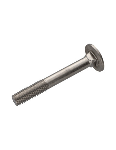1 x Carriage Bolt Stainless Steel A2 M6X90 Full...