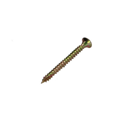 1 x Chipboard Screw Tekor Countersunk Head Pozi PZ1 3x30 Full Thread cut Type 17 Drilling Point Yellow Zinc micro screw