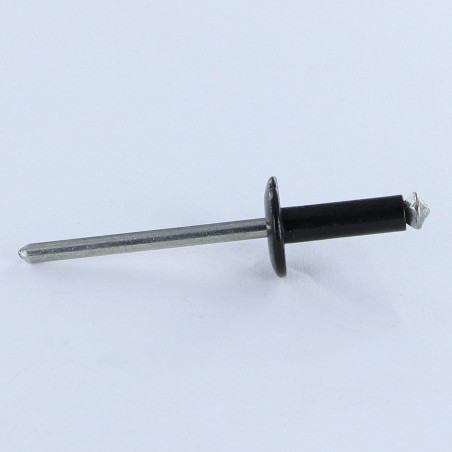 1 x RIV.BLAST GOSTAR Aluminum Steel rod Large Head 4.8X16 Black