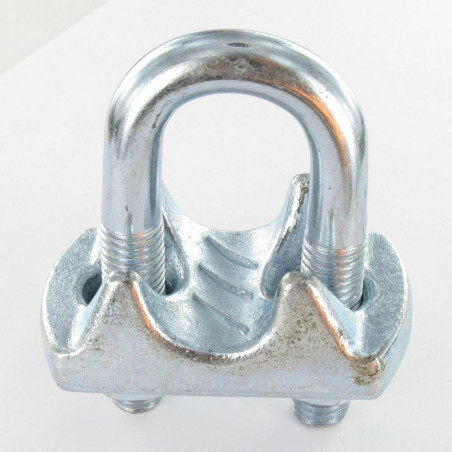 1 x Wire Rope Clip U-Bolt Zinc Plated Linch Pin Wire Rope 3 For 4