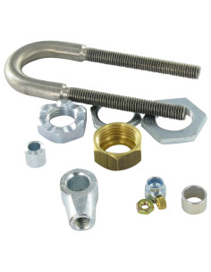 Nut HUAGONAL to Throat 24X20 M10 Zinc Plated