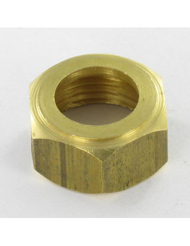 1 x Nut Brass COLLAR BEATEN 15X21