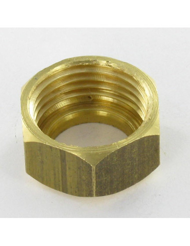 1 x Nut Brass COLLAR BEATEN 15X21