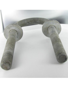 U-Bolt Round bottom 230X100X230 M20+ECR+ROUND Hot Dip...