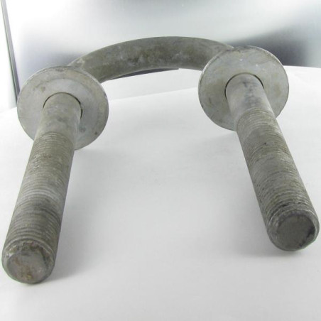 1 x U-Bolt Round bottom 230X100X230 M20+ECR+ROUND Hot Dip Galvanized