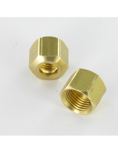 1 x Nut Brass HEXAGONAL M11XPAS1.058