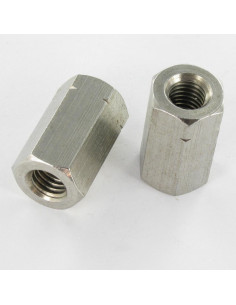 Coupling Nut Hexagonal 17X30 M10 Stainless Steel DIN6334