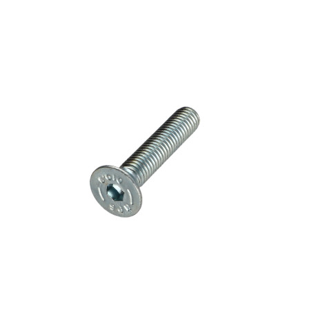 1 x Machine Screw Flat Head Hexagon Recess Hexagon Socket 4 M6X35 Full Thread Class 10.9 Zinc Plated