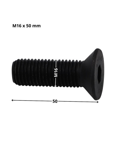 1 x Machine Screw Flat Head Hexagon Recess...