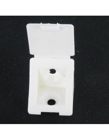 1 x Flange TRIANGLE Plastique 2 Hole White
