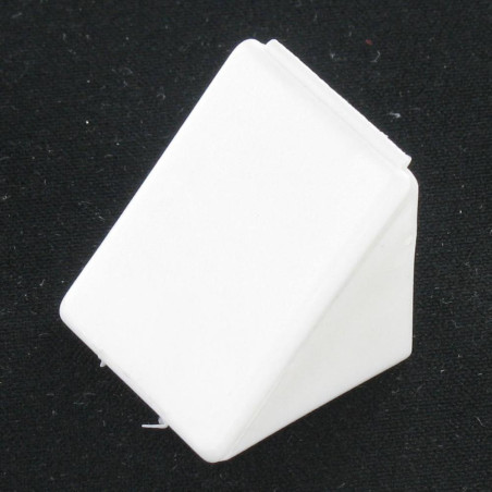 1 x Flange TRIANGLE Plastique 2 Hole White