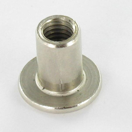 1 x Binder Flat Head 15/8X12 M6 Hexagon Socket 4 Nickel Plated