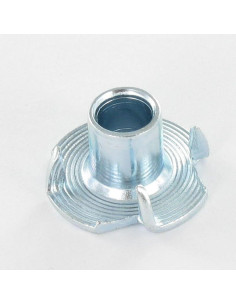 Nut T-Nut 9.6X12 Without thread Zinc Plated