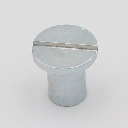 1 x Nut Head Flat Slotted 20X20 M10 Zinc Plated