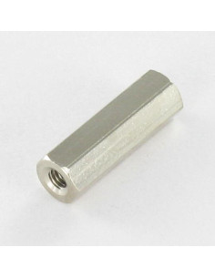 Coupling Nut HEXAGONAL 10X50 M6/50 Zinc Plated