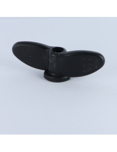 Nut With Wings M8 black nylon