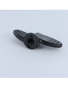 Nut With Wings M8 black nylon 2