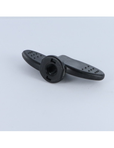 1 x Nut With Wings M8 Nylon Black