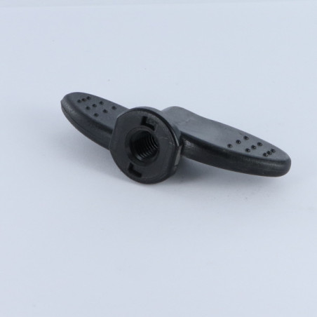 1 x Nut With Wings M8 Nylon Black