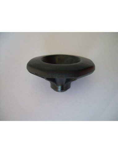 1 x Nut BUTTON Of Tightening M8 Black Zinc Plated