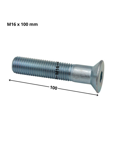 1 x Machine Screw Flat Head Hexagon Recess...