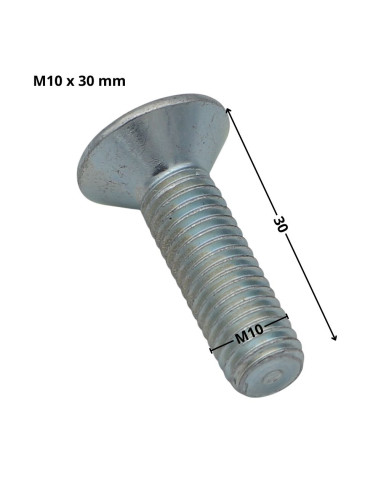 1 x Machine Screw Flat Head Hexagon Recess...