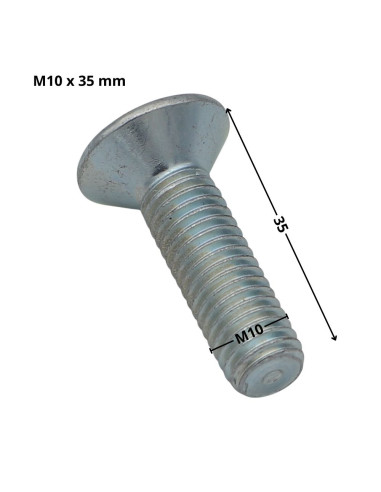 1 x Machine Screw Flat Head Hexagon Recess...
