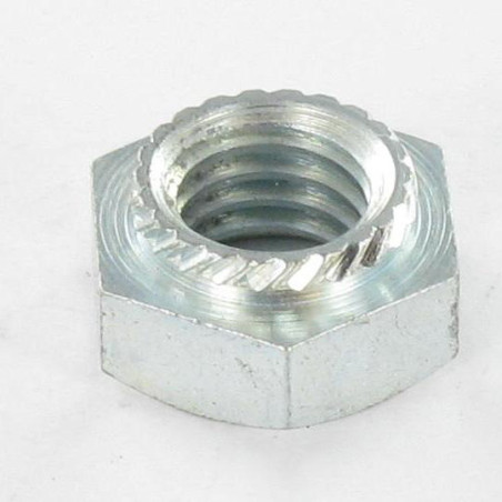 1 x Hexagonal nut to SQUEEZE 8 Zinc Plated