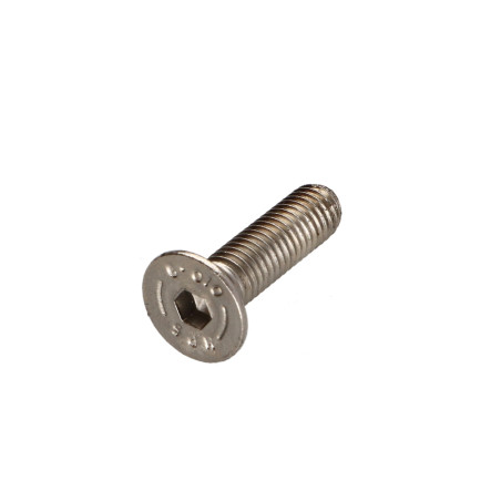 1 x Machine Screw Flat Head Hexagon Recess Hexagon Socket 5 M8X30 Full Thread Class 10.9 Nickel Plated