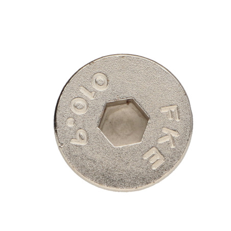 1 x Machine Screw Flat Head Hexagon Recess Hexagon Socket 5 M8X25 Full Thread Class 10.9 Nickel