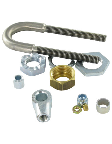 1 x Nut PIVOT Groove 13X5X7.2 Stainless Steel 304L