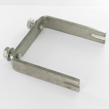 1 x U-Bolt Straight or flat bottom 90X90X902 With NOTCH Stainless Steel