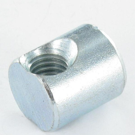 1 x Barrel nut 10X14 M6 OFF-CENTER Zinc Plated