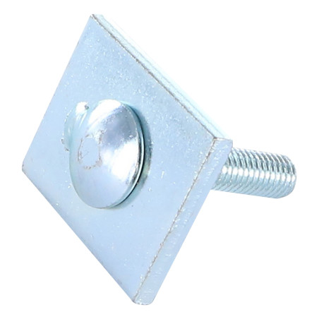 1 x PLATE 40X32X5 + Carriage Bolt 8X40 Zinc Plated