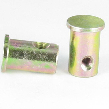 1 x PLOT Flat Head 20X28.5 M6 Yellow Zinc